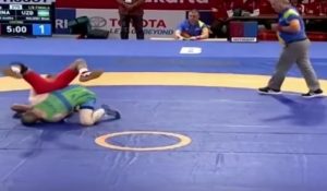 Klasemen Perolehan Medali Cabang Gulat Asian Games 2018